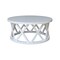 International Concepts Round Ceylon Coffee Table, 40 in W X 40 in L X 18 in H, Wood, White OT08-46CR - alternate 4